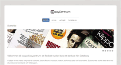 Desktop Screenshot of copycentrum.se