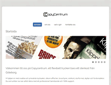 Tablet Screenshot of copycentrum.se